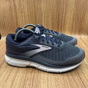 Brooks Dyad 11 Running Shoes Womens 10 Extra Wide 2E Navy Grey 1203122E496